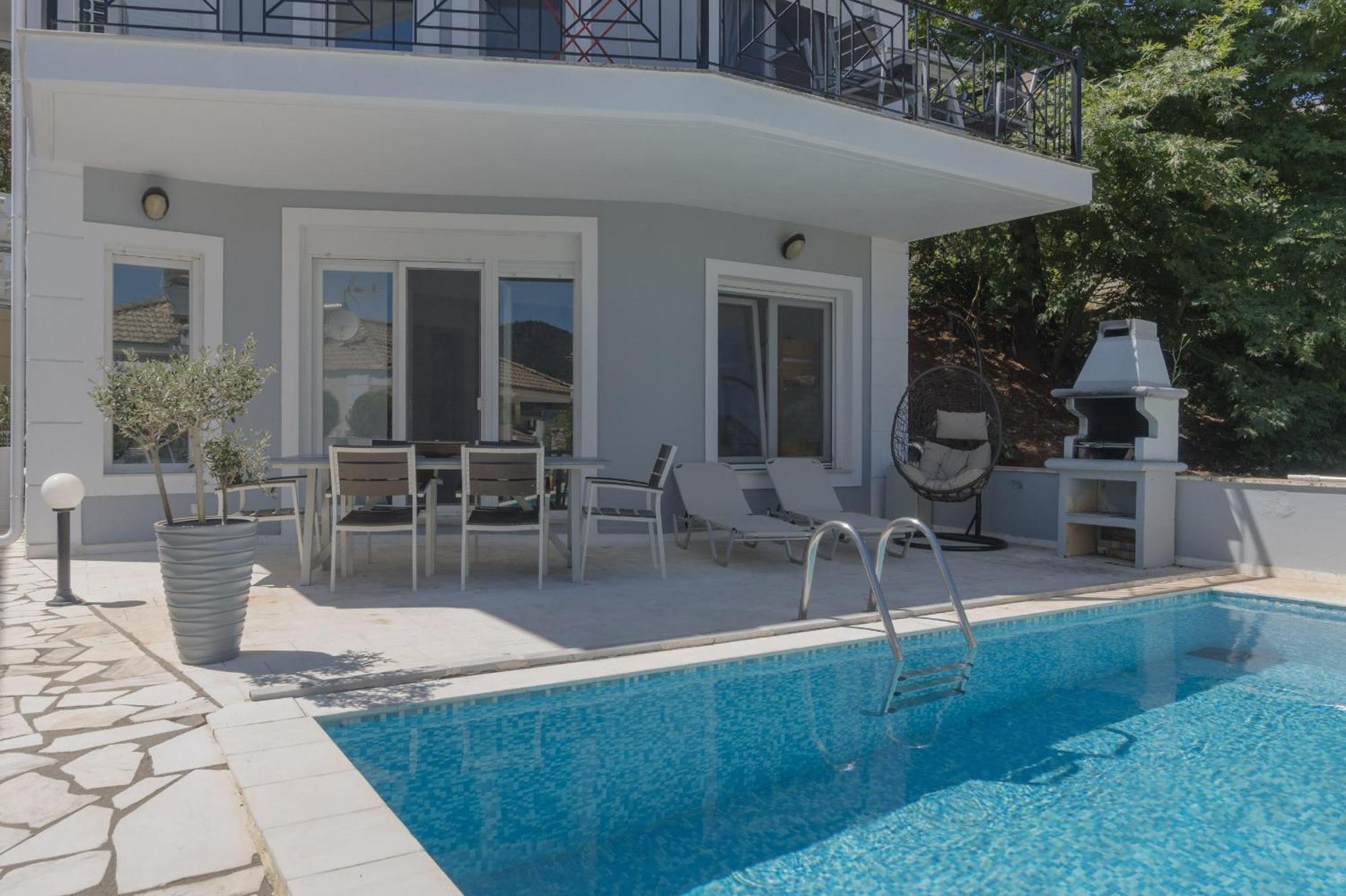 Diamanti Villa, Pool & Barbecue Skala Potamia  Exteriér fotografie