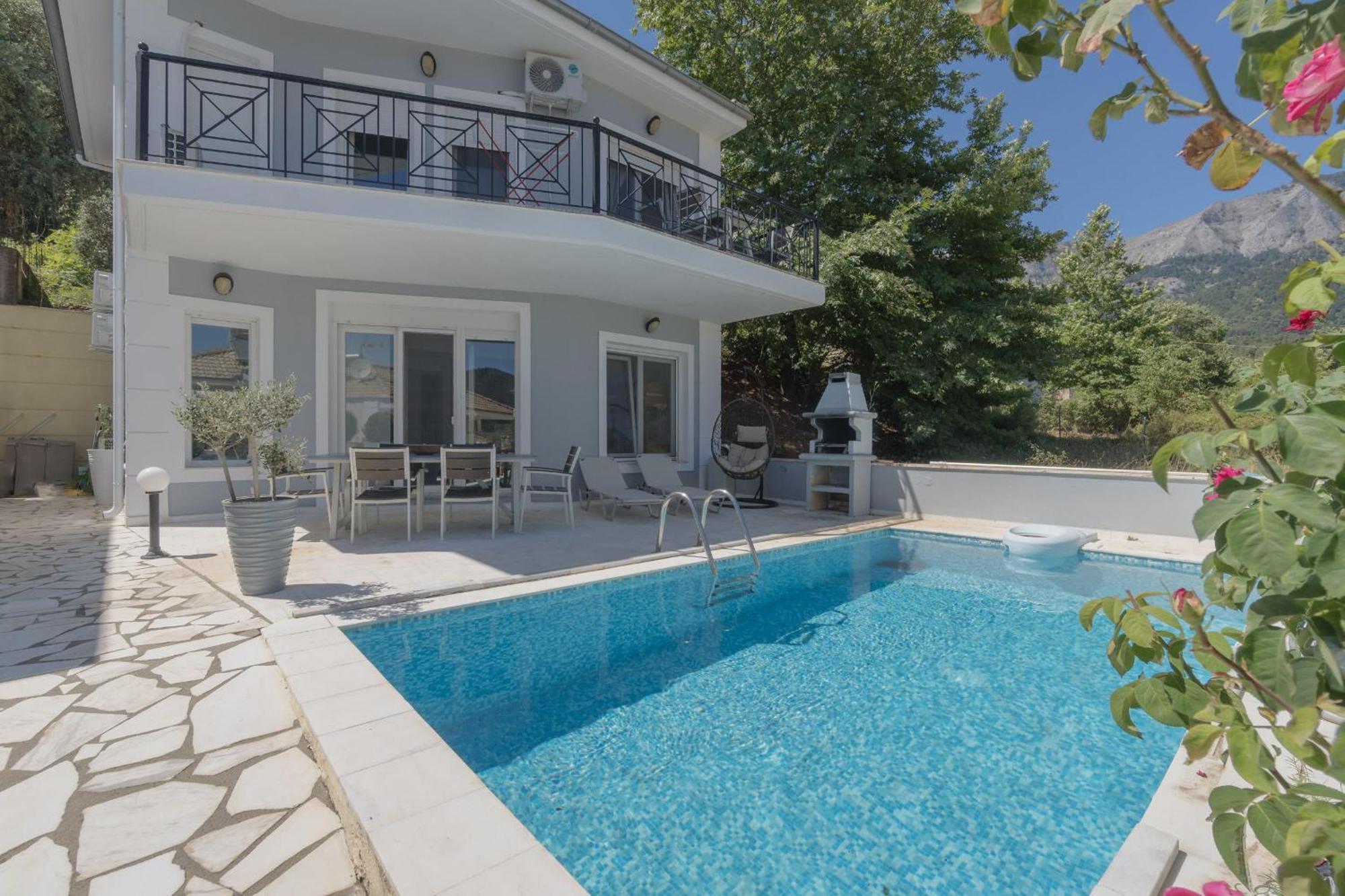 Diamanti Villa, Pool & Barbecue Skala Potamia  Exteriér fotografie